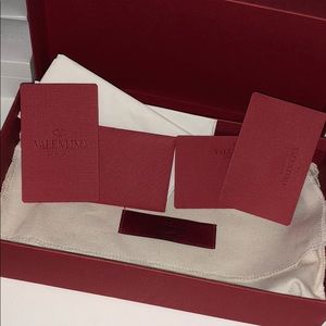 Valentino wallet box with dust bag
